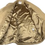 Larry Levine  Pea Coat Italy Camel Hair Vintage Women's Double Breasted Size L 14 Photo 4