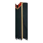 Handmade Poncho Cape One Size Red Black Fringe Tribal Cosplay Hallowen Costume Black Photo 6