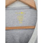 Natural Life Gray Waffle Knit Long Sleeve Cropped Flower Print T Shirt XL Photo 2