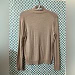 Brooks Brothers women’s tan sweater, merino wool size large Photo 7