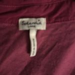 Splendid Cranberry collared sleeveless blouse pocket super soft Large Photo 3