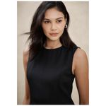 Banana Republic  Black Sculpted Knee Length Sheath Dress Sz.10 NWT Photo 1