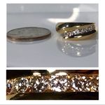 14KT .67 CARAT DIAMOND HEAVY & THICK SOLID RING Gold Photo 13