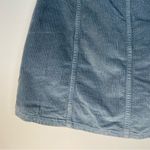 American Eagle  Blue Corduroy Mini Skirt Coastal Cowgirl Preppy Cottage Western 2 Photo 4