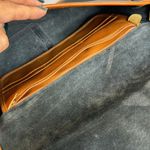 Dooney & Bourke Vtg equestrian blk Pebbled Leather with Brown Trim crossbody Photo 12