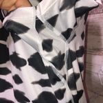 pro black and white shirt size large Nike active wear gym wear Nike pro top Photo 5