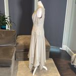 Women’s Gray Chiffon Dress Zip Back Party Mother of the Bride Size 10 **READ Gray Photo 4