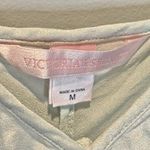 Victoria's Secret Vintage  Mint Silk & Black Lace Chemise - size Medium Photo 2