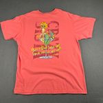 Gildan Crazy Sista Lucy Buffett Shirt Womens Large Coral Short Sleeve Graphic T-shirt Photo 7