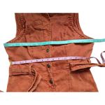 Pilcro and the Letterpress Anthropologie Pilcro terracotta button front denim mini dress US 0 Photo 7