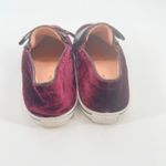 Kate Spade Delise 2 burgundy velvet leather bow slip on accent sneakers size 6.5 Photo 5