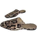 Vince Camuto Women’s Snake Print Leather Mules Size 9 Office Chic Trendy mules Photo 1