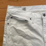 Levi's 511 White Denim High Waisted Bermuda Shorts Photo 2