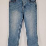 H&M  Medium Wash Straight Leg High Rise Jeans Women’s Size US 12 Photo 0