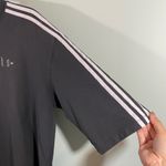 Adidas Originals Women's Grey Oversized Short Sleeve Graphics Tee Size S Photo 6