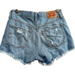 Levi's VTG  501 Distressed Cutoff Denim Jean Shorts Button Fly Y2K‎ High Rise 30 Photo 1