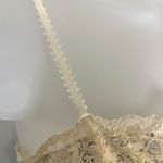 The Limited Vintage 2004 Y2K  100% Silk Floral Lace‎ Tank Cami Beige Size Small Photo 7