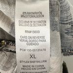 Democracy Printed Cotton Crop Wide Leg Pull On Pockets Pants Women’s Sz XL Photo 10