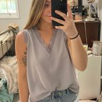 Boutique Periwinkle V-neck tank top blouse Photo 1