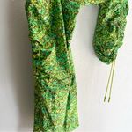 Alemais Phyllis Asymmetric Dress Green Organic Cotton Sz 8 US 4 Photo 4