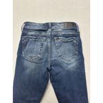 Buckle Black Skinny Jeans Women's Size 24 Blue Denim Stretch Fit No 53 Photo 5