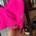 FP Movement Good Karma Scoop Neck Sports Bra criss cross back malibu neon tank Pink Photo 6