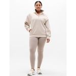 Athleta  S Forever Fleece 1/4 Zip Sweatshirt Wildwood Heather Two Tone Small Photo 3