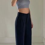 Blushmark High Neck Crop Tank Top in Blue Grey Photo 2