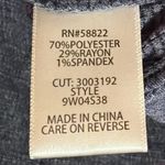 Max Studio  Embroidered V-Neck Flutter Sleeve Tie-Front Top in Blue Denim Size 2X Photo 10