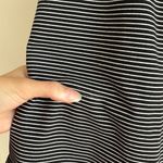 Lululemon Cool Racerback Tank Top, Black and White Striped, Size 4 Photo 5