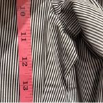 NWT NIA Small The Adnan Pants Pinstriped Black Photo 8