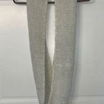 Chunky Gold and Cream Knitted Infinity Scarf Photo 0
