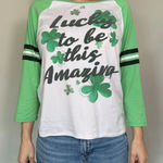 St Patty's Day Baseball T Shirt Size Large White Photo 0