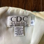 Vintage CDC Long Dress + Scarf Yellow Size 6P Photo 5