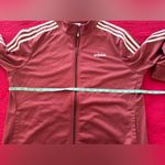 Adidas Track jacket Women’s Red running training gym Size XL Photo 8
