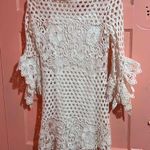 SheIn Exquisite white silk dress with beautiful white crochet dress overlay Photo 0