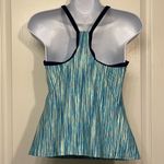 Nike TOP ONLY  Multicolor Stripes Racerback Tankini Swimsuit Size Small EUC #4106 Photo 4