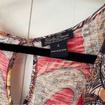 Lucky Brand  Red Paisley Belted Maxi‎ Dress Size Small Photo 6