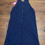 Lilly Pulitzer NWT Rayanne Shift Pineapple Geo Lace in True Navy Photo 4