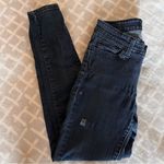 Levi's Levi’s 535 Jegging Jeans Medium Blue Wash Distressed Size 7M Juniors Stretch EUC Photo 6