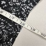 Lucky Brand  Black & White Boho Blouse Womens Small Babydoll Flared Sleeve Top Photo 5