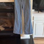 Forever 21 High Waist Denim Bell Bottoms Striped Jeans Womens Medium Photo 12