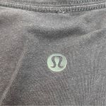 Lululemon  Womens‎ Size 6 Navy blue Short Sleeve Shirt Athletic Athleisure V-Neck Photo 2