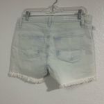 Rock & Republic White Jean Shorts with Frayed Hem size 8 (254) Photo 8