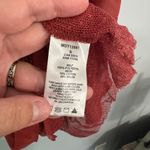 Miss Me Dark Orangey Red Camisole Tank Top Size Small Embroidered w/ Bead Front Photo 4