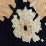 Susan Bristol  Cardigan Black Gold Shimmer Floral Small Photo 5