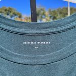 Universal Standard  Tee Rex Peruvian Pima Cotton T Shirt in Deep Sea Green Size X Photo 5