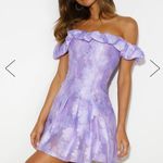 Hello Molly Dress-TEACHING STYLE MINI DRESS LILAC Sz M Photo 0