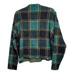 Tahari NWT  Mockneck Green Plaid Long-Sleeved Sweater - XL Photo 0