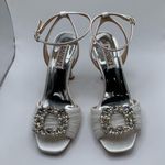 Badgley Mischka NWOB  Women's Nixie Peep Toe Stiletto sandal-soft white SZ6 1407 Photo 1